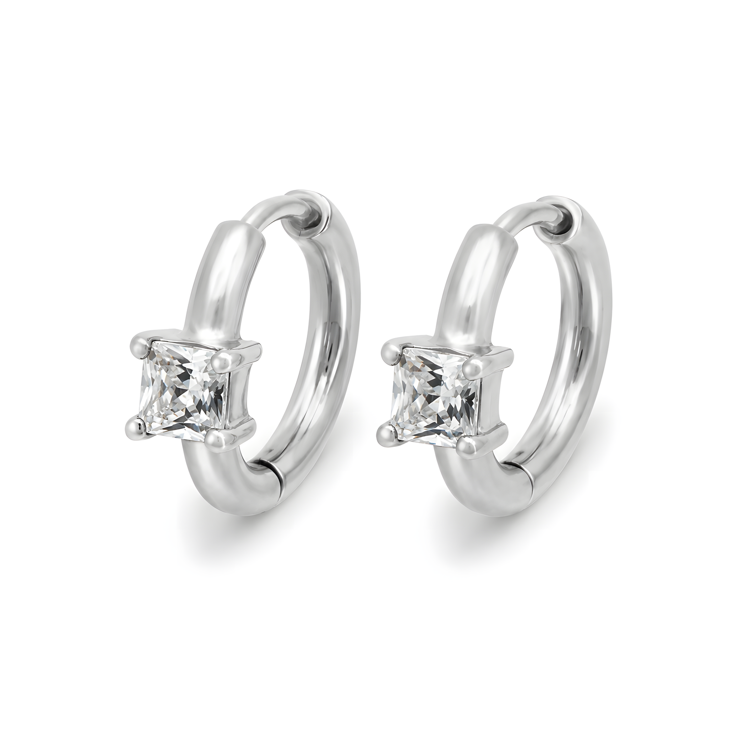 Huggie Hoops – Silver