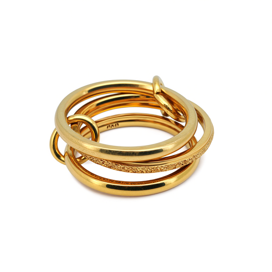 Stacking Ring Set - Gold lifestyle