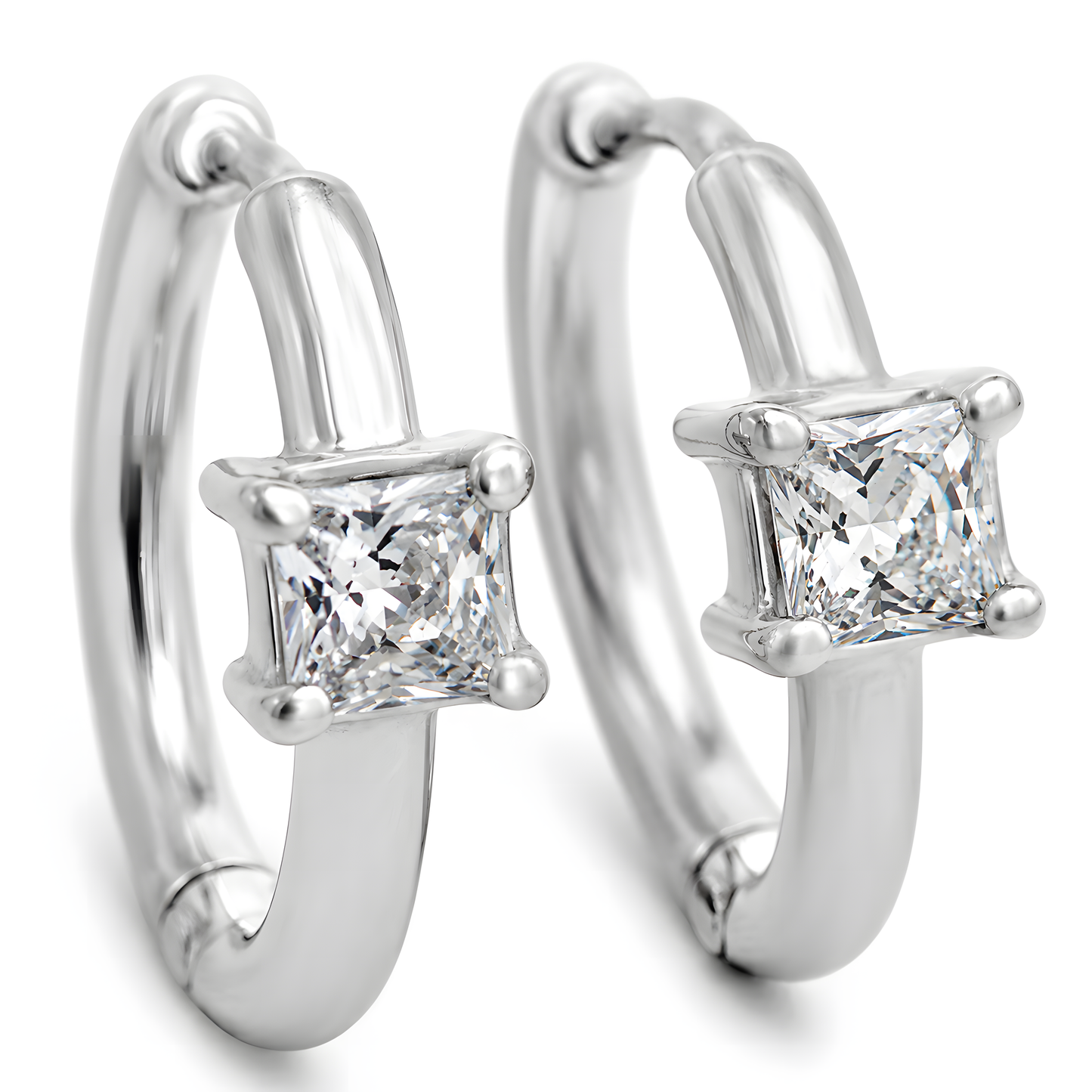 Huggie Hoops – Silver
