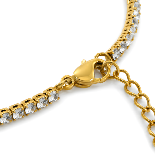 Tennis Bracelet - Gold lifestyle