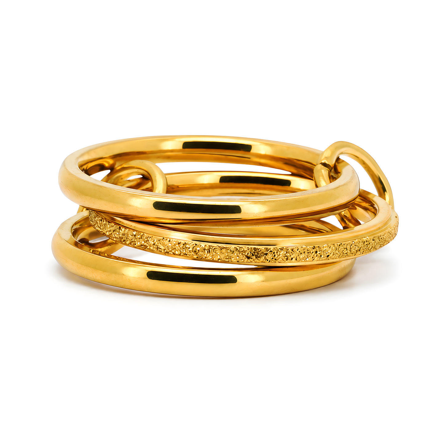 Necklace & Ring Set – Gold
