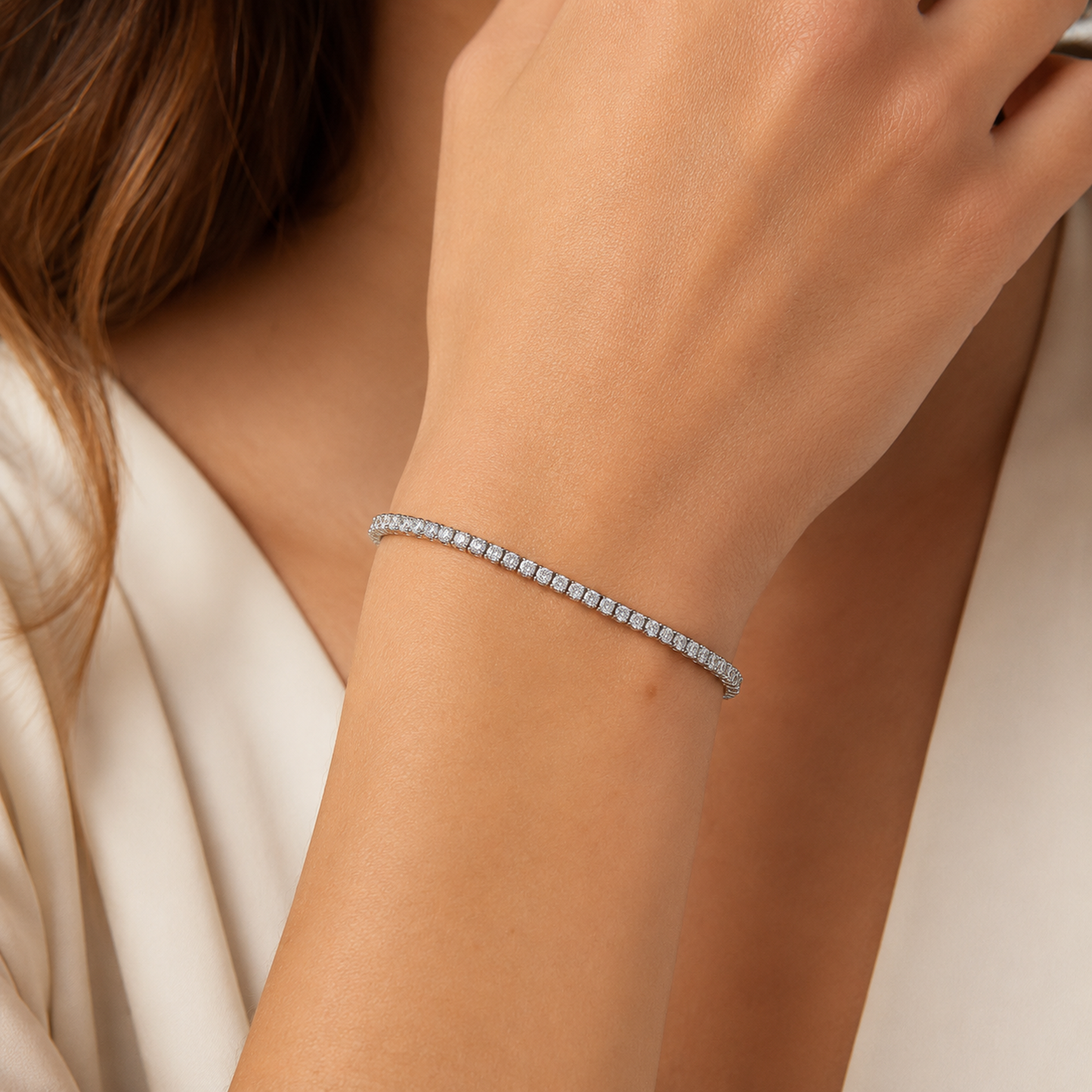 Tennis Bracelet – Silver