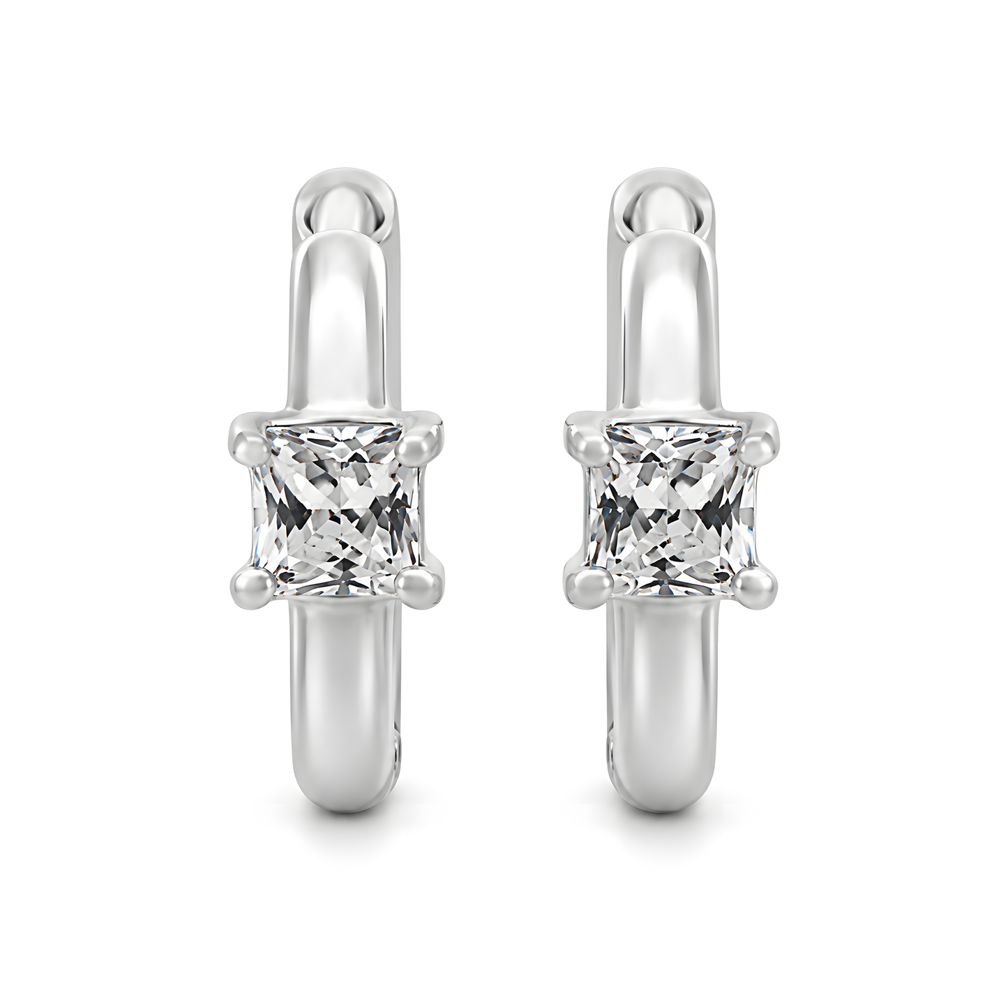 Huggie Hoops – Silver