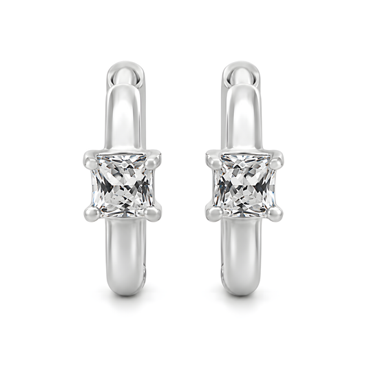 Huggie Hoops – Silver